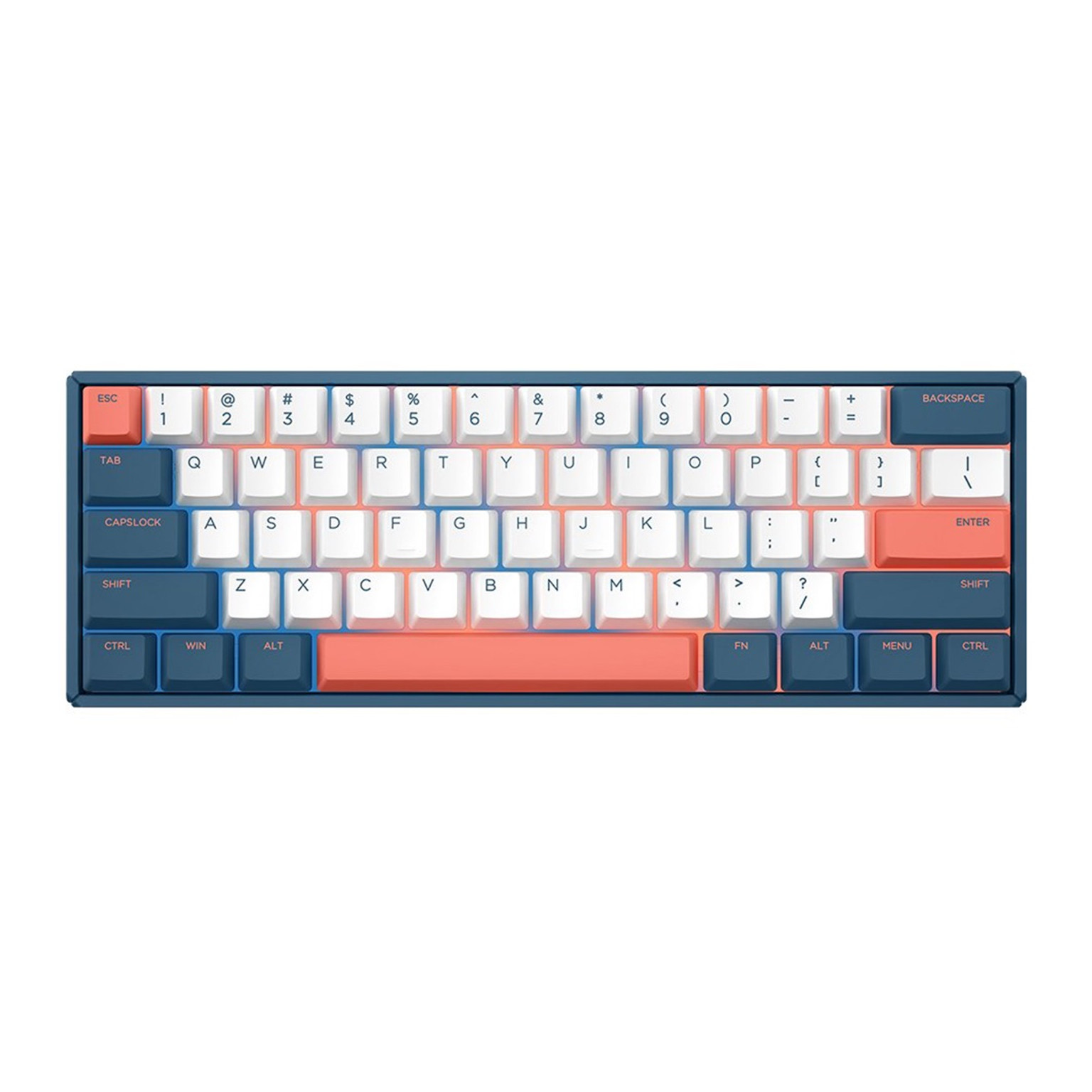Bàn phím cơ IQUNIX F60 Coral Sea