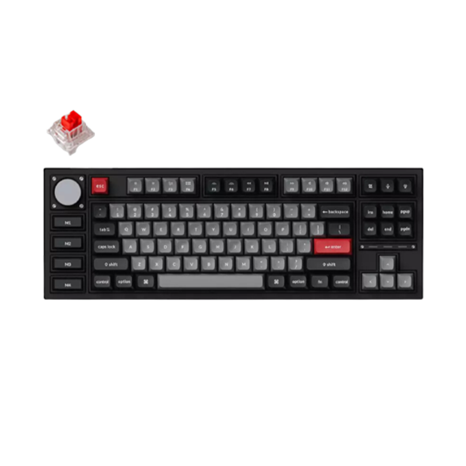 Bàn phím cơ không dây Keychron Q3 Pro QMK/VIA - Knob
