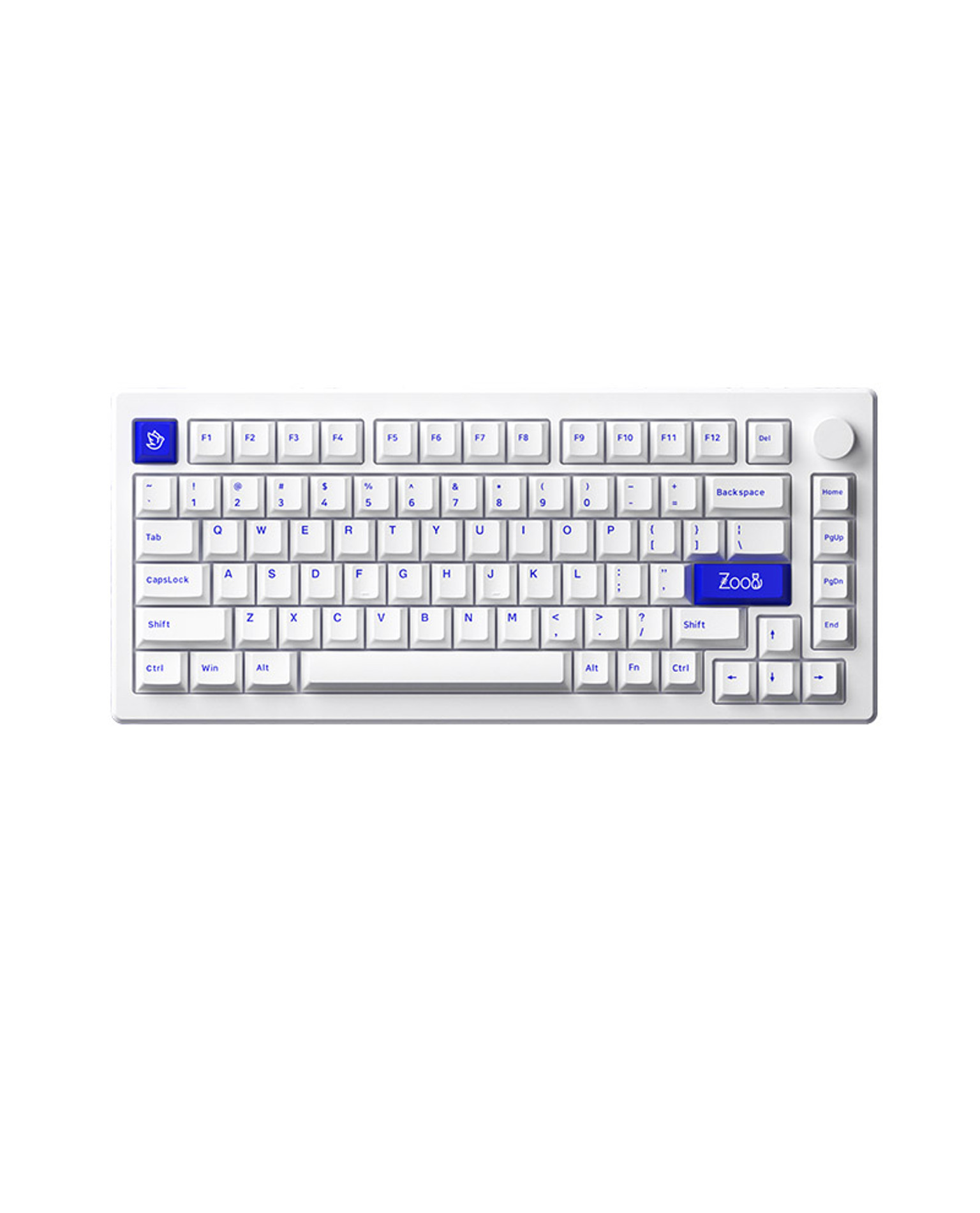 Bàn phím cơ AKKO MOD007 PC Blue on White