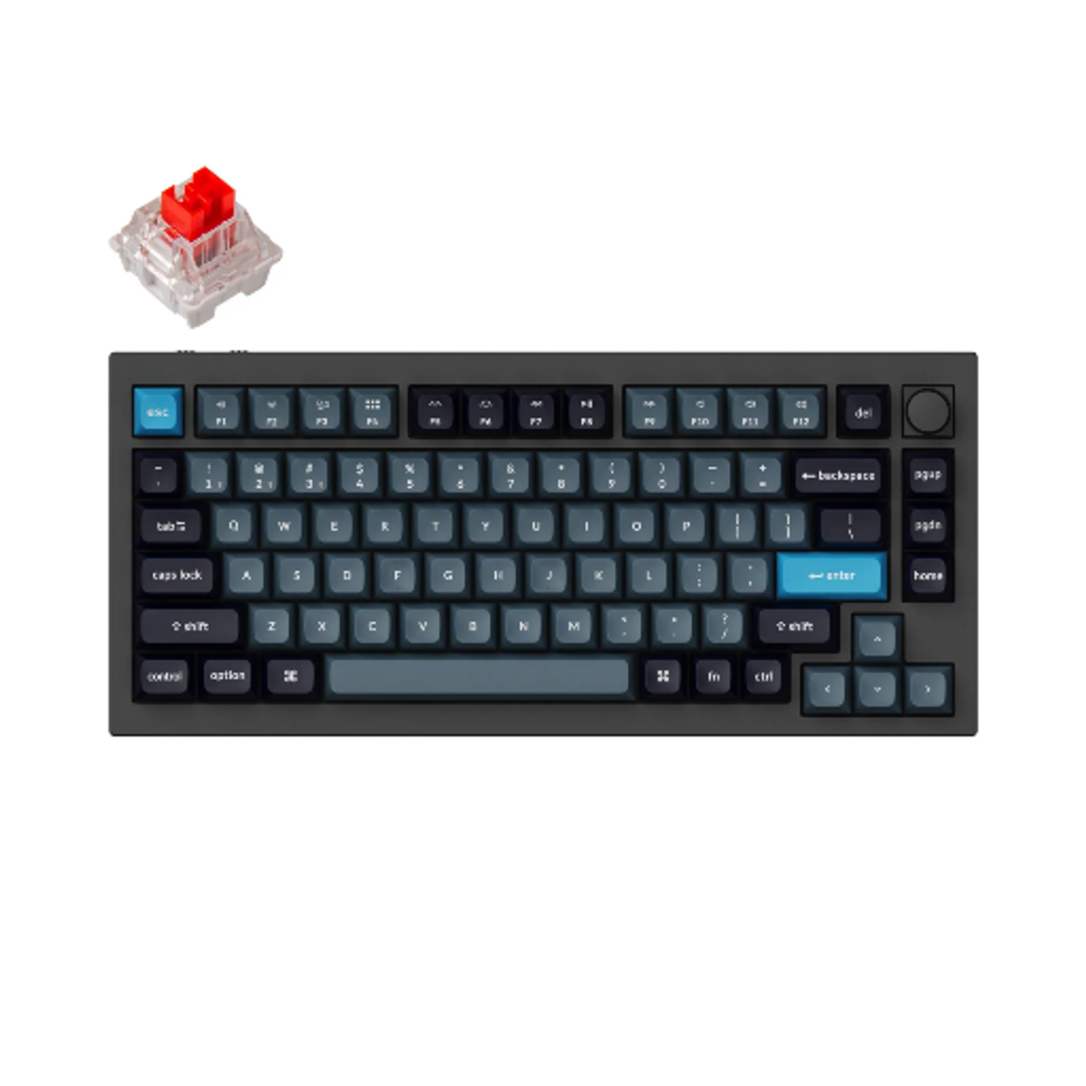 Bàn phím cơ không dây Keychron Q1 Pro QMK/VIA - Knob