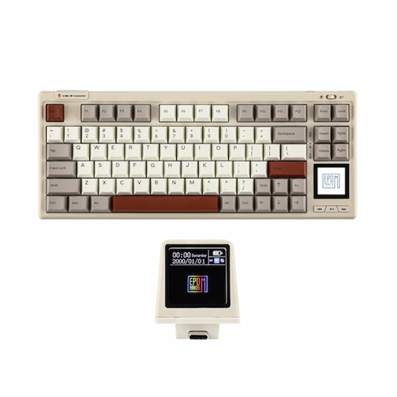 Bàn phím cơ Epomaker RT80 - Touch Screen