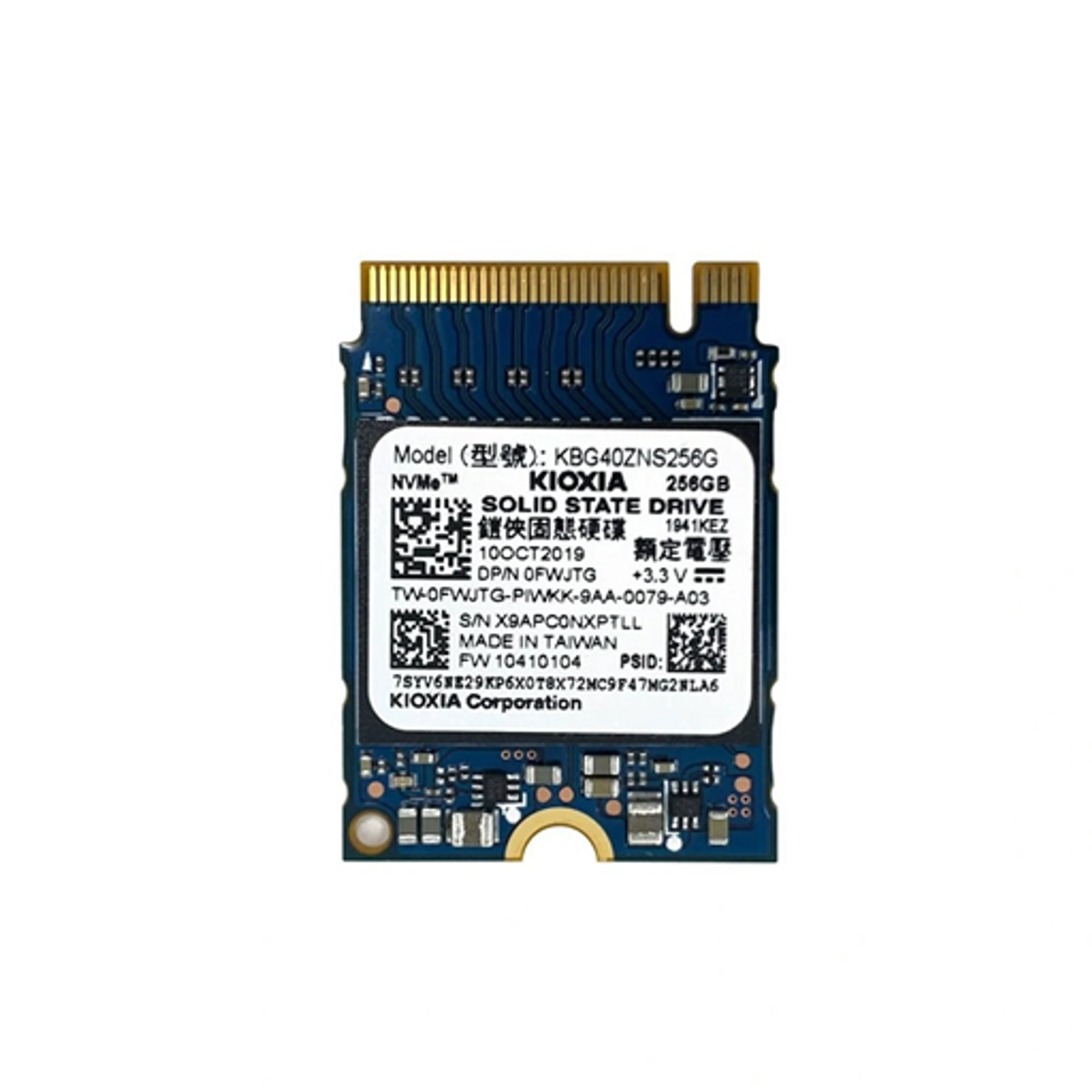 SSD Kioxia 256GB NVME M2 2230