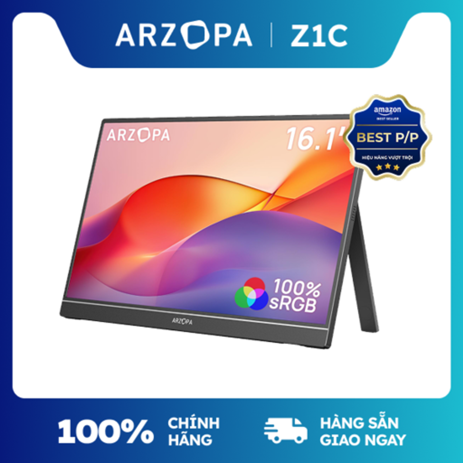 Màn hình di động ARZOPA Z1C 16.1 Inch 100% sRGB