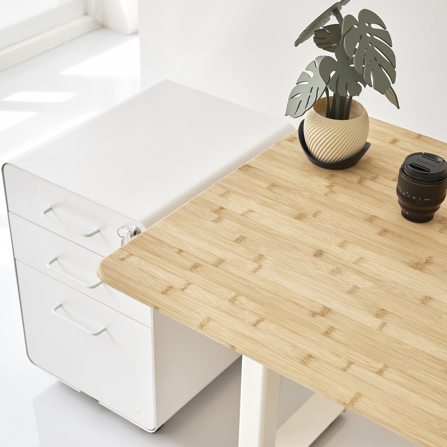 Bộ Bàn Nâng Hạ Motion S x Bamboo 2.0 1M2