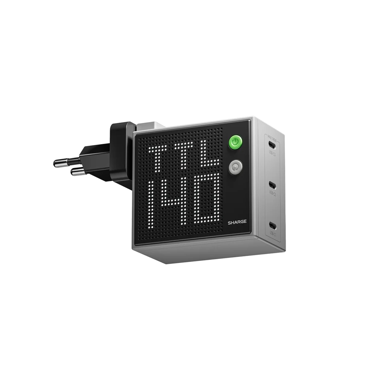 Củ sạc Sharge - Pixel charger 140W - Grey - Đầu EU - S2E