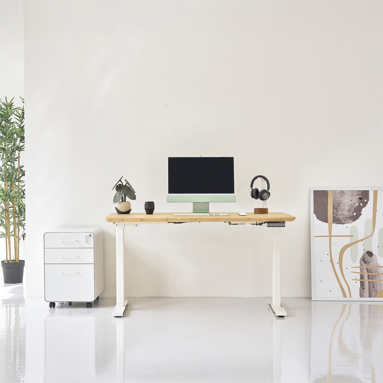 Bộ bàn nâng hạ Bamboo Edge