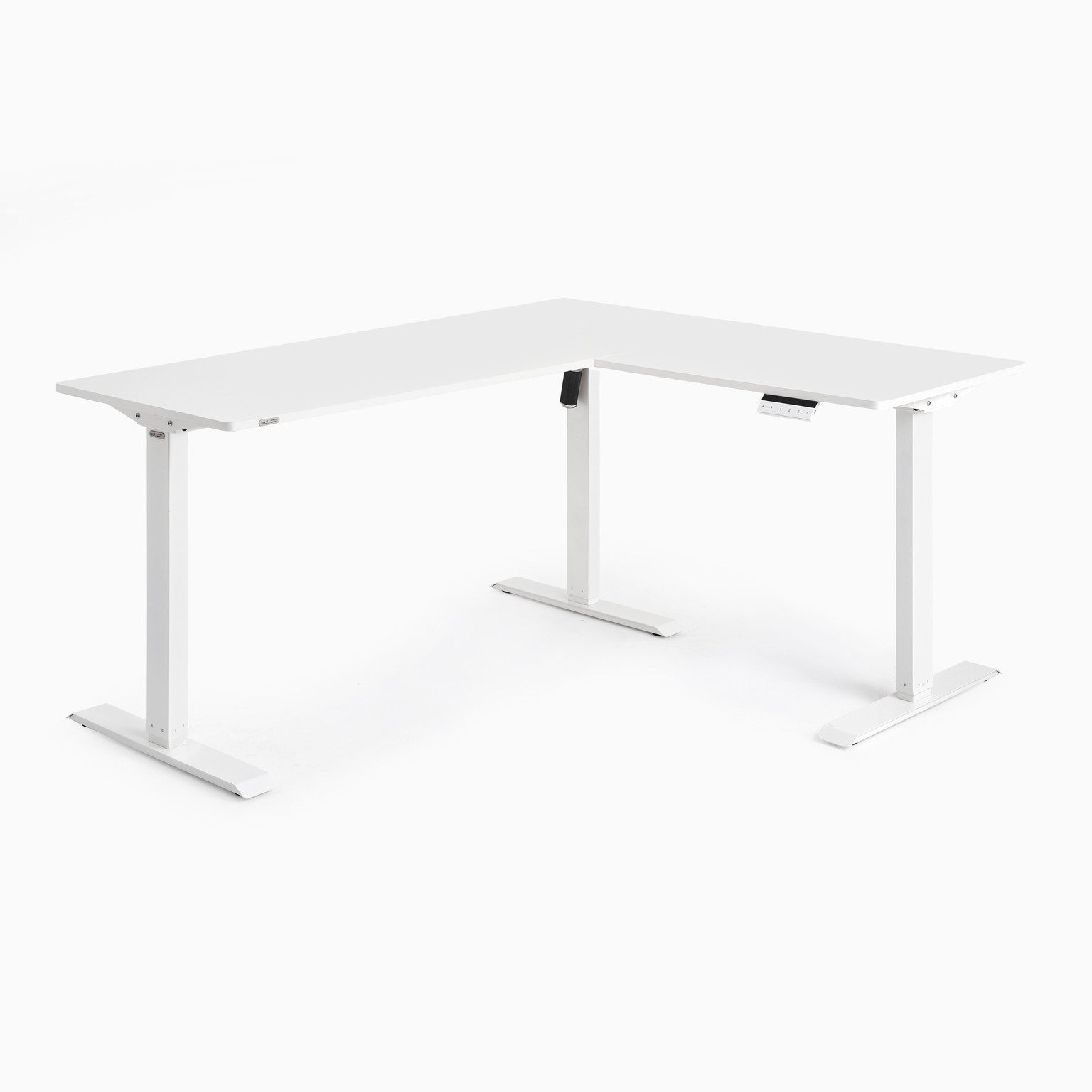 Bàn làm việc nâng hạ chữ L Oakline Motion Corner 