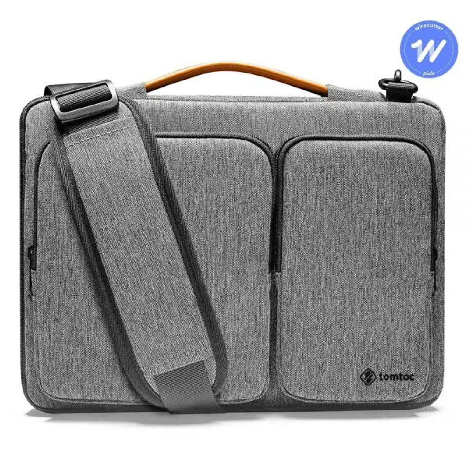 TÚI ĐEO TOMTOC (USA) SHOULDER BAGS MACBOOK PRO/AIR 13 INCH GRAY A42D3G3 (A42-C01G).