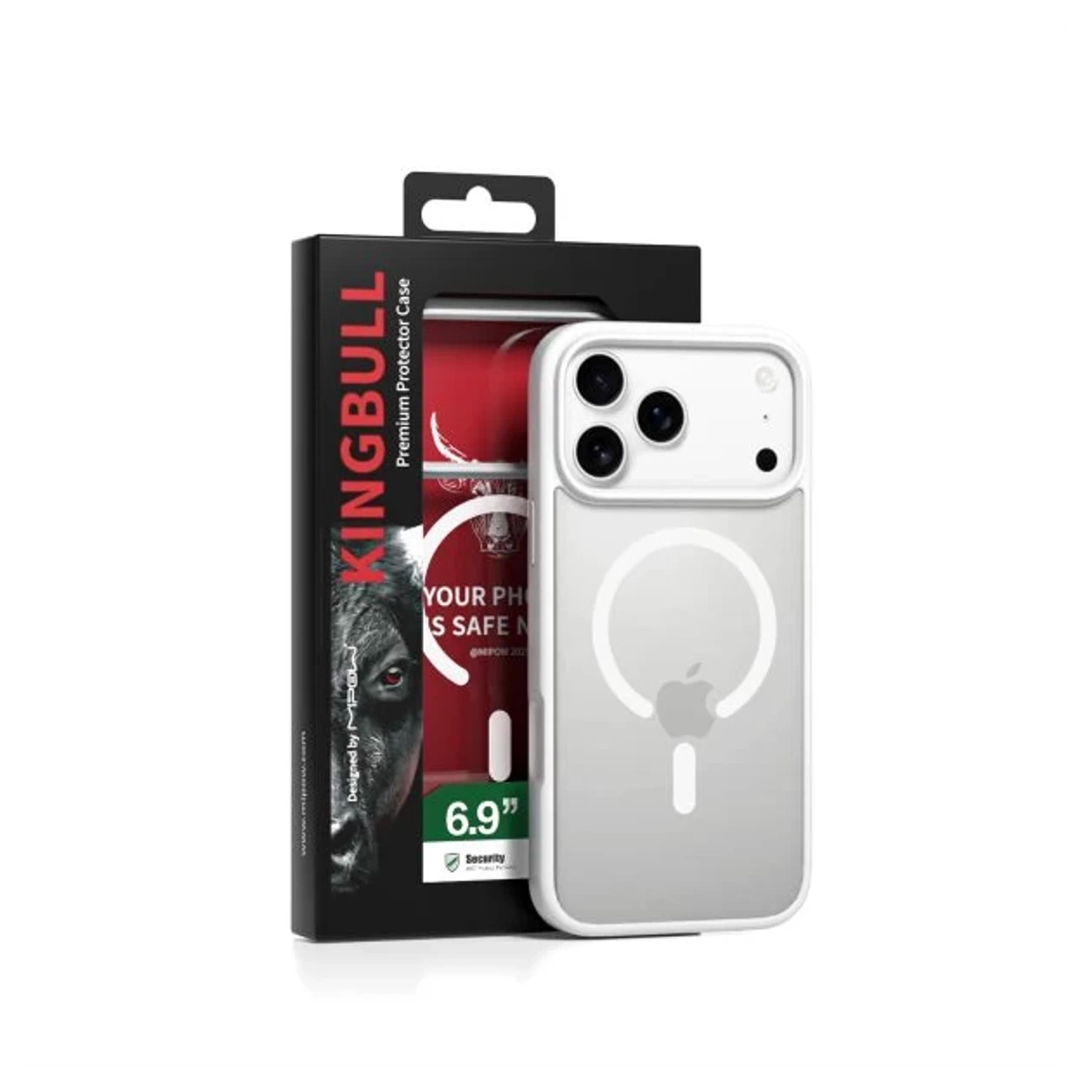 Ốp lưng Magsafe Mipow Kingbull MATTEX Deep Blue iPhone 17 Pro Max