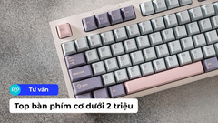 TOP 5 bàn phím cơ không dây giá rẻ dưới 2 triệu tốt nhất 2026