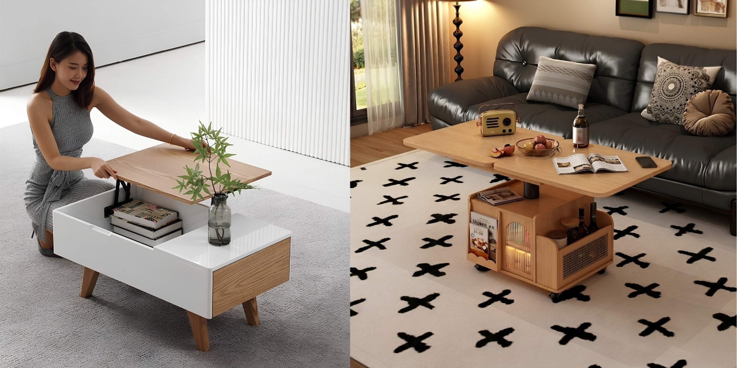 Tổng hợp 11+ mẫu bàn nâng hạ sofa thông minh, tiện lợi nhất hiện nay