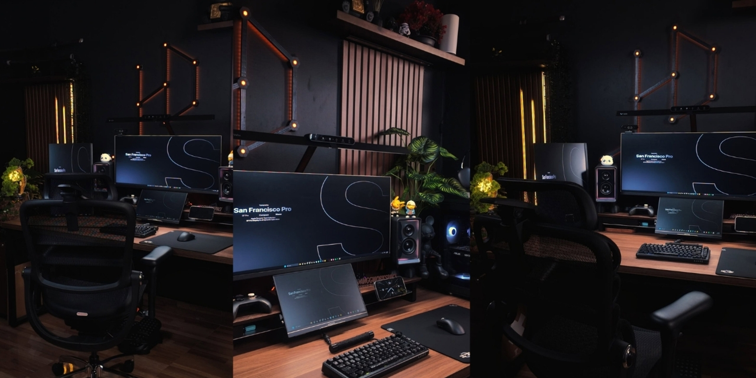 Tạo chiều sâu thị giác khi setup góc làm việc Dark Academia