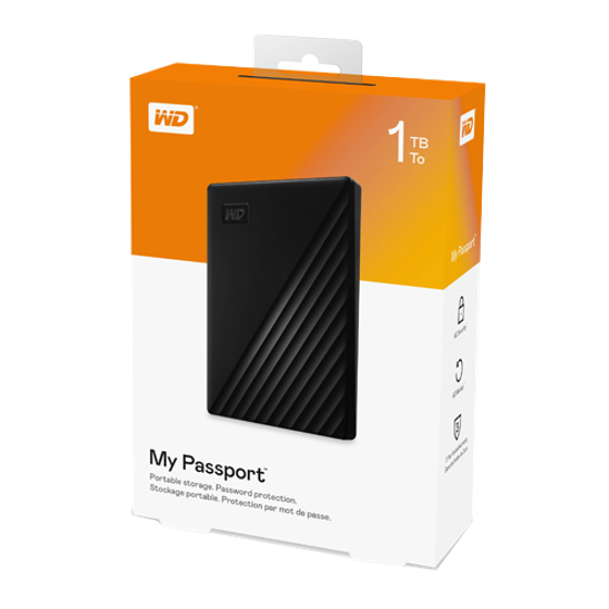 Ổ cứng gắn ngoài WD My Passport Portable1TB - 2.5 inch