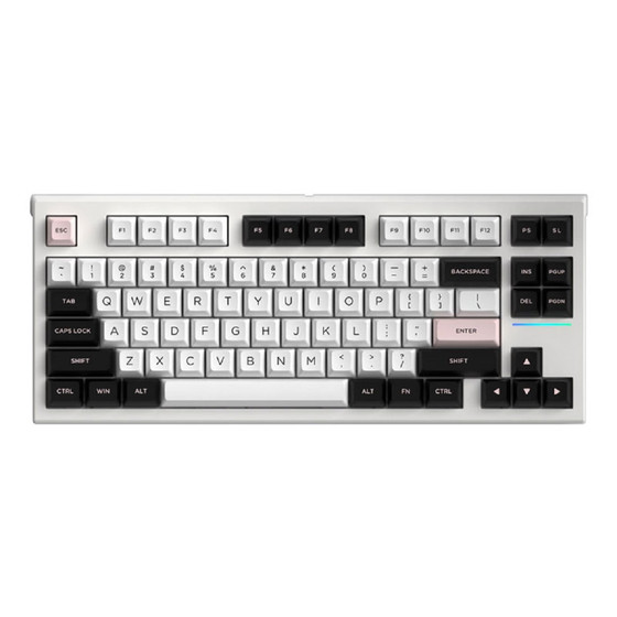 Bàn phím cơ FL-Esports FL750 White Olivia
