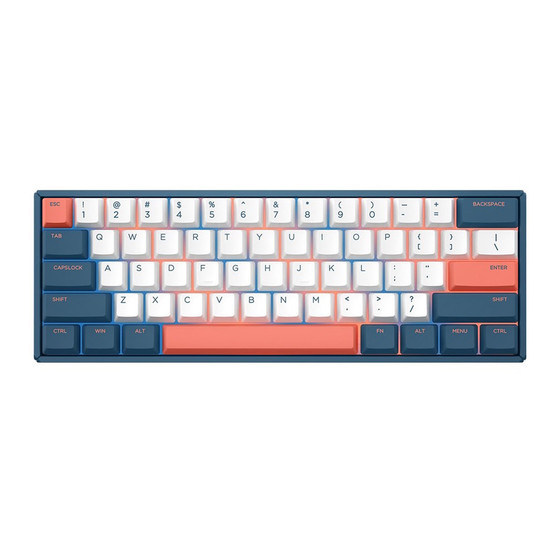 Bàn phím cơ IQUNIX F60 Coral Sea