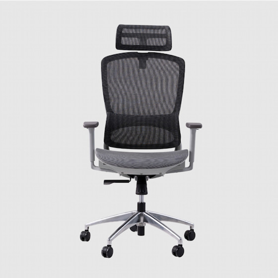 Ghế Công Thái Học GAMI Focus (V2 - Full Lưới - Gray - Mới, Full box, Chính hãng)