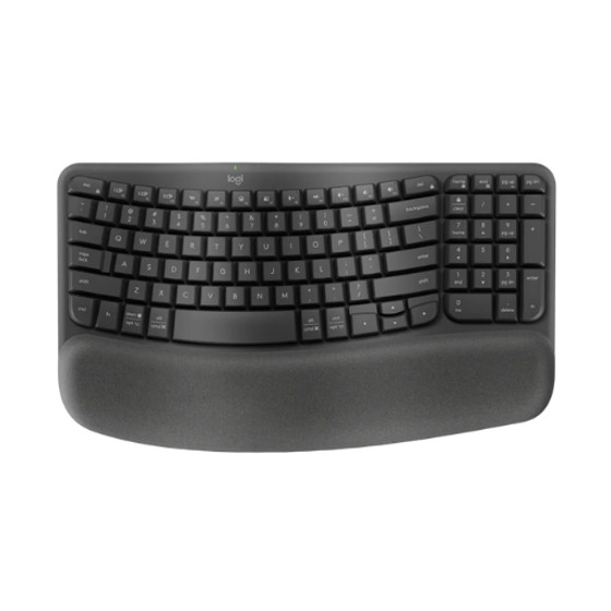 Bàn phím không dây Logitech Wave Keys Ergonomic