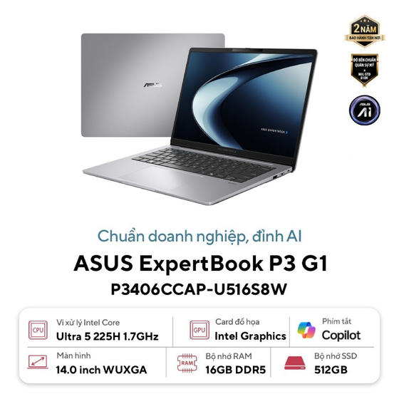 ASUS ExpertBook P3 G1 P3406CCAP-U516S8W