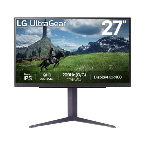 Màn hình gaming LG UltraGear 27GS85Q-B (27Inch/ 2K/ 1ms/ 200Hz/ Nano IPS)