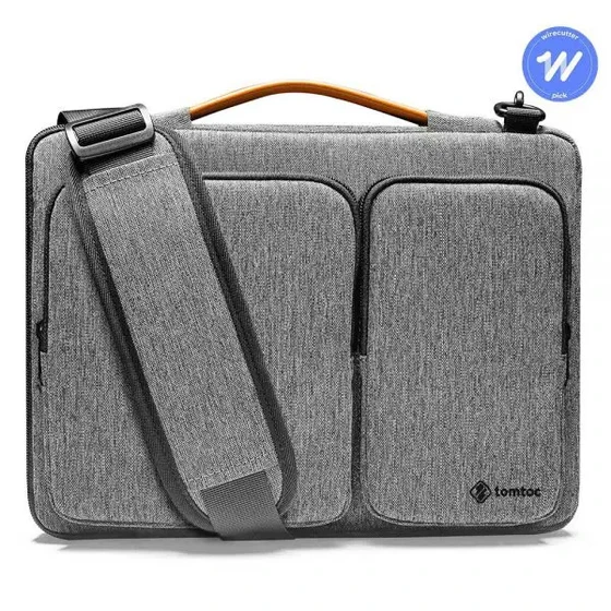 TÚI ĐEO TOMTOC (USA) SHOULDER BAGS MACBOOK PRO/AIR 13 INCH GRAY A42D3G3 (A42-C01G).