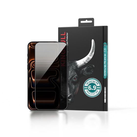 Kính Cường Lực Chống Nhìn Trộm Mipow Kingbull HD Anti-Spy Silk Premium iPhone 17 Pro