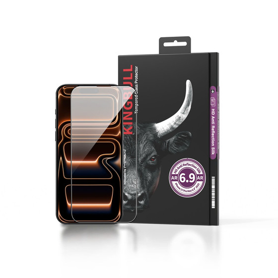 Kính Cường Lực Chống Phản Quang Mipow Kingbull HD Anti-Reflection Silk iPhone 17 Pro