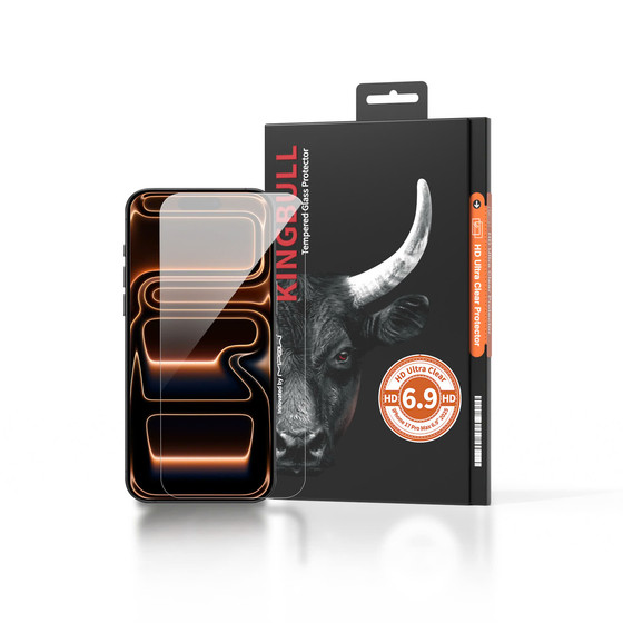 Kính Cường Lực Trong Suốt Mipow Kingbull HD Ultra Clear Phone 17 Pro