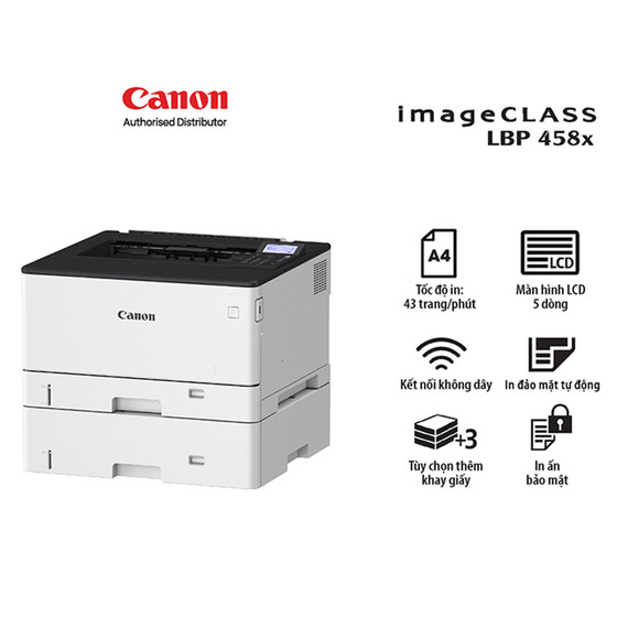 Máy in laser đen trắng Canon LBP458x