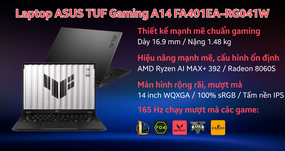ASUS TUF Gaming A14 FA401UH-RG001W