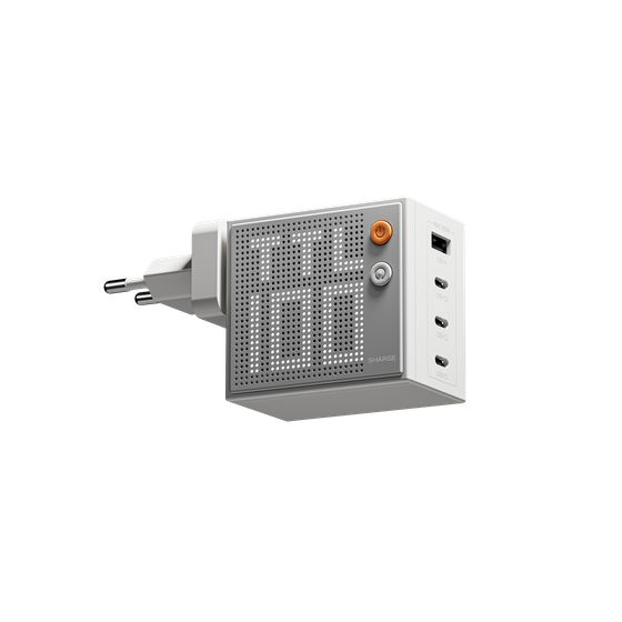 Củ sạc Sharge - Pixel charger 100W - Trắng - Đầu EU - S1E