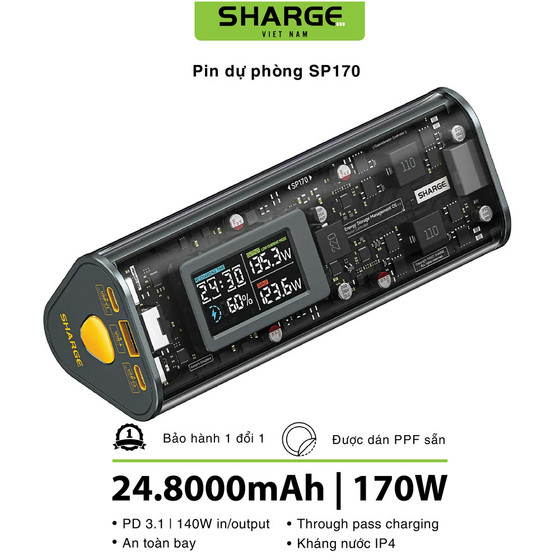 Sạc dự phòng Shargeek 170