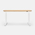 Mặt bàn  1200 x 600 x 32 mm - Tre tự nhiên - Khung trắng