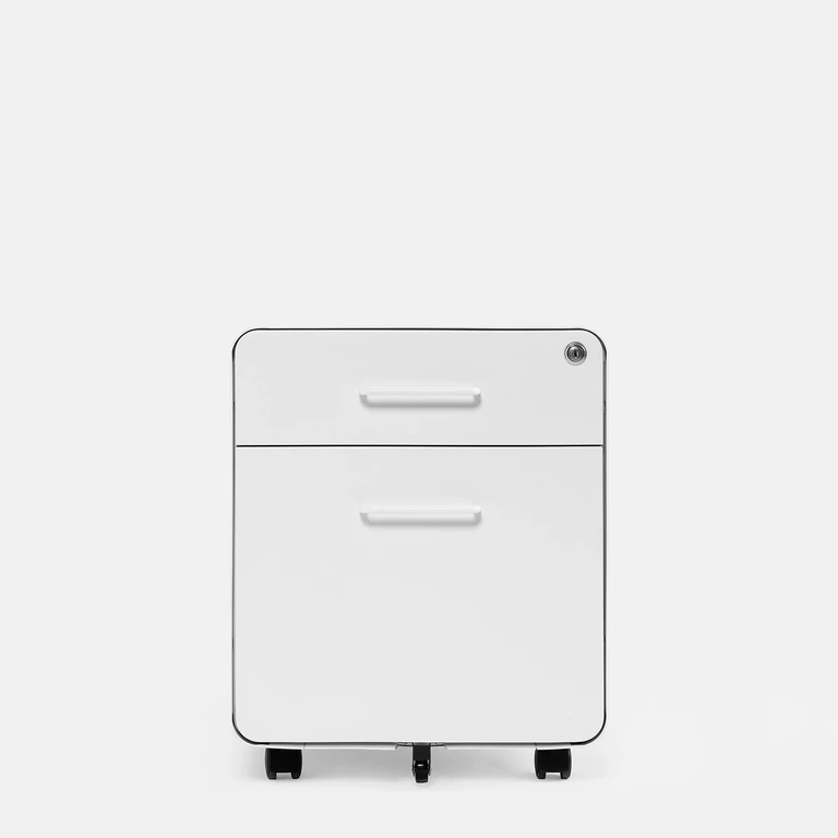 Hộc tủ tài liệu The Leaf - Outlet — 2 ngăn - White - Outlet, Chính hãng
