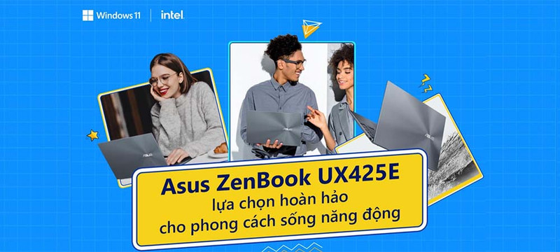 Asus ZenBook UX425EA lựa chọn hot trend cho giới văn phòng