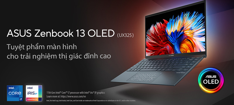 [Back to School 2021] ASUS ZenBook 13 UX325: Giải trí đỉnh, làm việc siêng, nhiều ưu đãi hấp dẫn