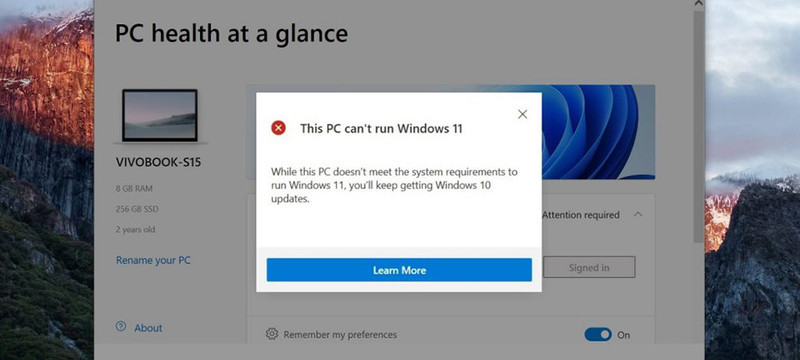Microsoft: Phần cứng không đạt yêu cầu vẫn lên được Windows 11 thông qua file ISO