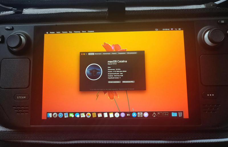Steam Deck nay đã chạy được cả macOS Catalina, hiệu suất "có vẻ khá ổn"