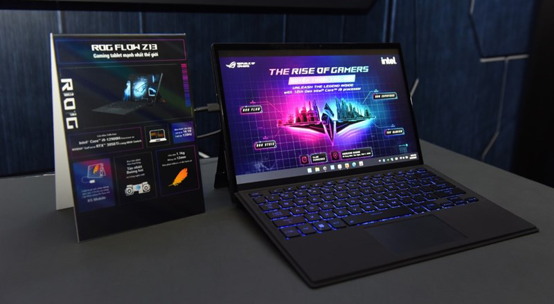 ROG Flow Z13: Gaming tablet mạnh nhất thế giới đã có mặt tại Việt Nam