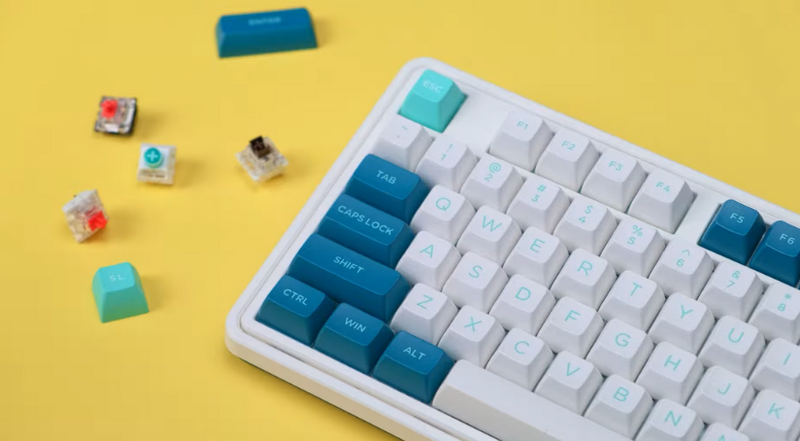 Bàn phím cơ FL Esports CMK87 - Ice Mint: Cá tính, cảm giác gõ hấp dẫn