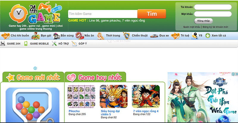Ai cũng có tuổi thơ từng chơi các minigame trên web