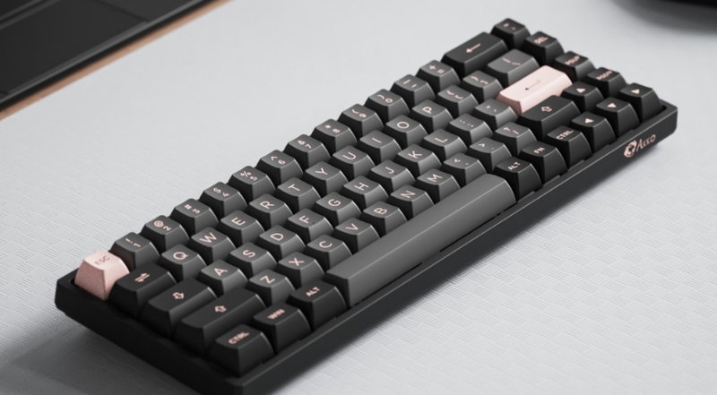 Bàn phím cơ AKKO 3068B Multi-modes Black Pink: Nhỏ gọn mang khắp mọi nơi
