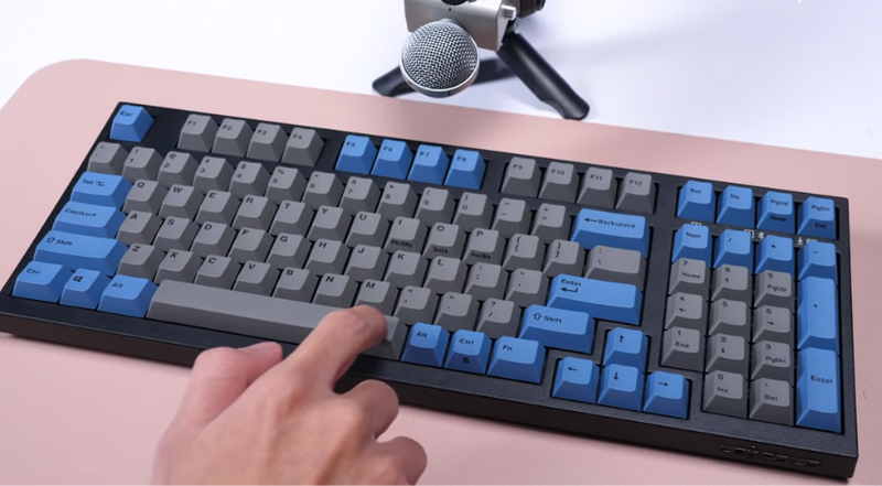 Bàn phím cơ không dây Leopold FC980M PD BT Blue Grey: Cảm giác gõ “gây nghiện”