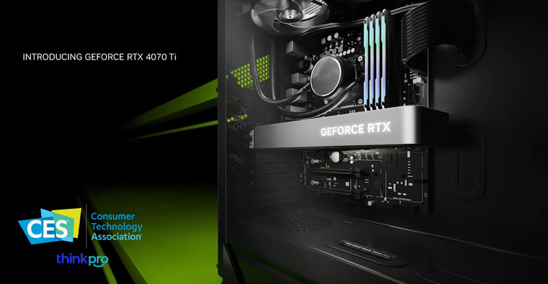 #CES2023 NVIDIA trình làng RTX 4070Ti, mạnh gấp ba "trùm cuối" đời trước