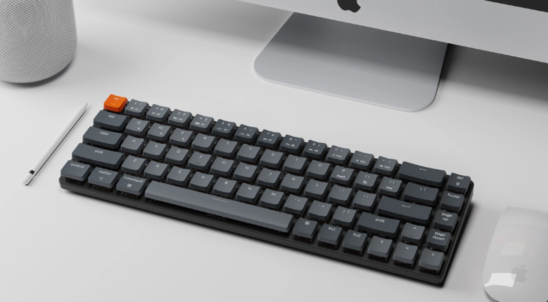 Bàn phím cơ Keychron K7: Phím nhấn cổ điển, layout nhỏ gọn