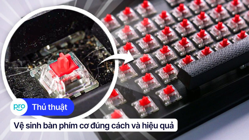 Cách vệ sinh bàn phím cơ đúng chuẩn, đơn giản ngay tại nhà