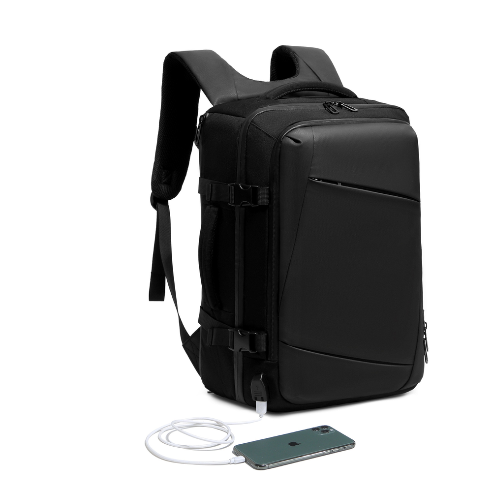 Balo Laptop Đa Năng Cao Cấp ReeYee RY-112B (Black - Mới, Full box, Chính hãng)