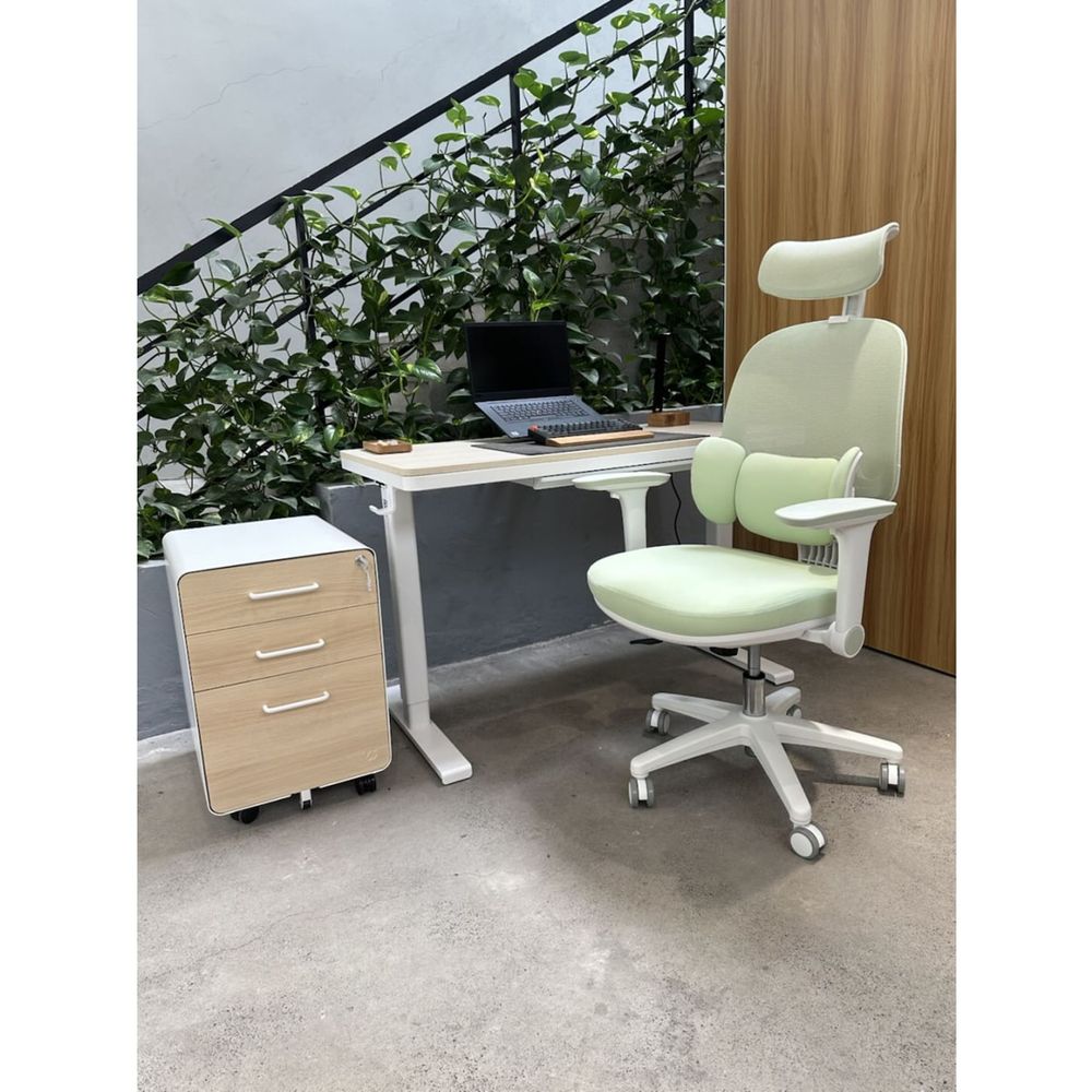 Ghế Công Thái Học Manson E3 Lite (Green - Mới, Full box, Chính hãng)