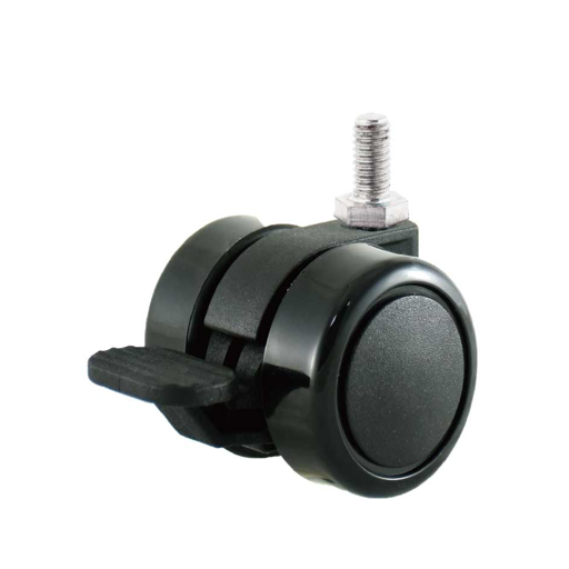 Bánh xe có khoá TROY - By NiceDesign (Bánh xe có khóa PU37mm x M8x15mm - Đen - Mới, Sealed, Chính hãng) (NDCA25TROY01)