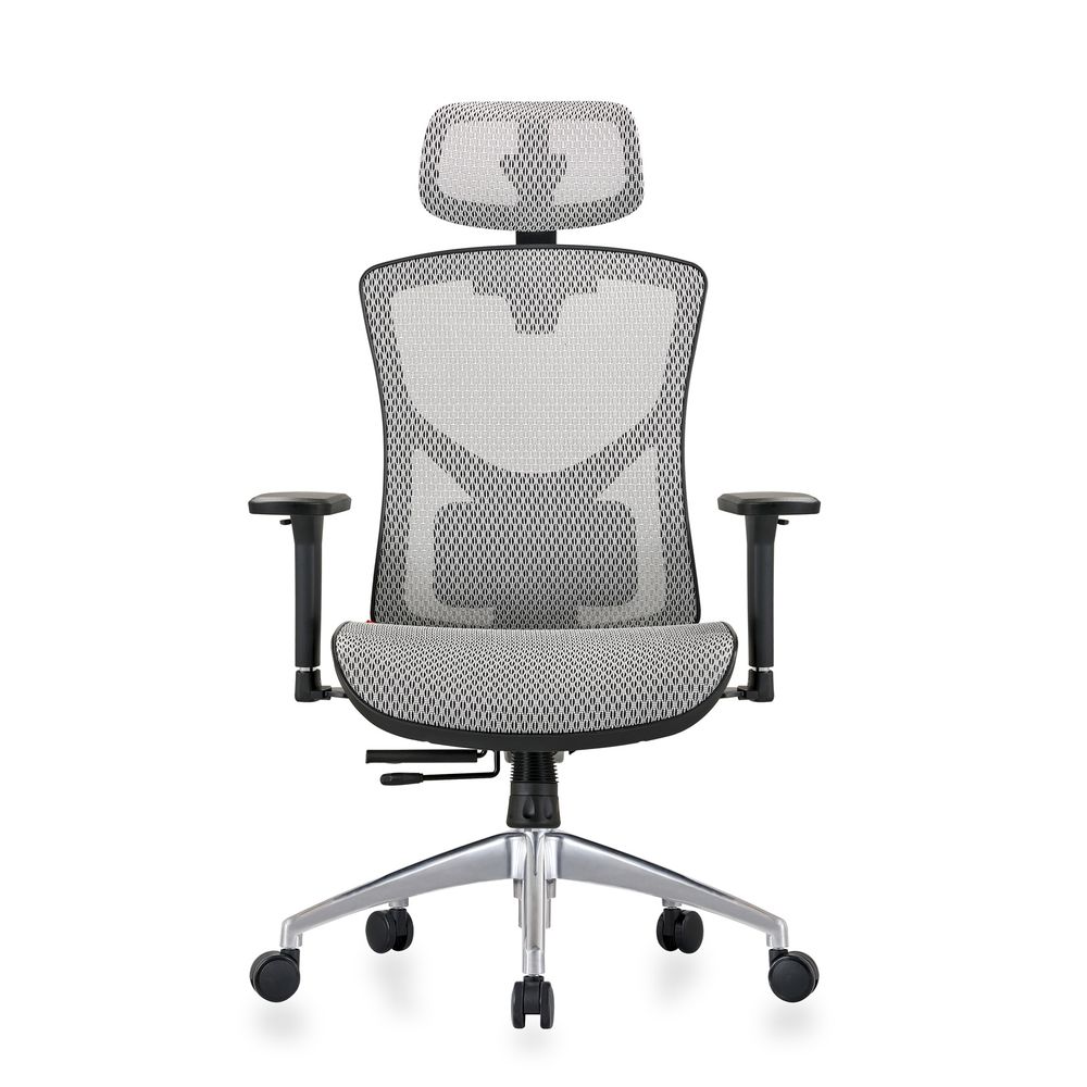 Ghế Công Thái Học Manson Vera (Cloud Mesh V2 - Kèm kê chân - Gray - Mới, Full box, Chính hãng)