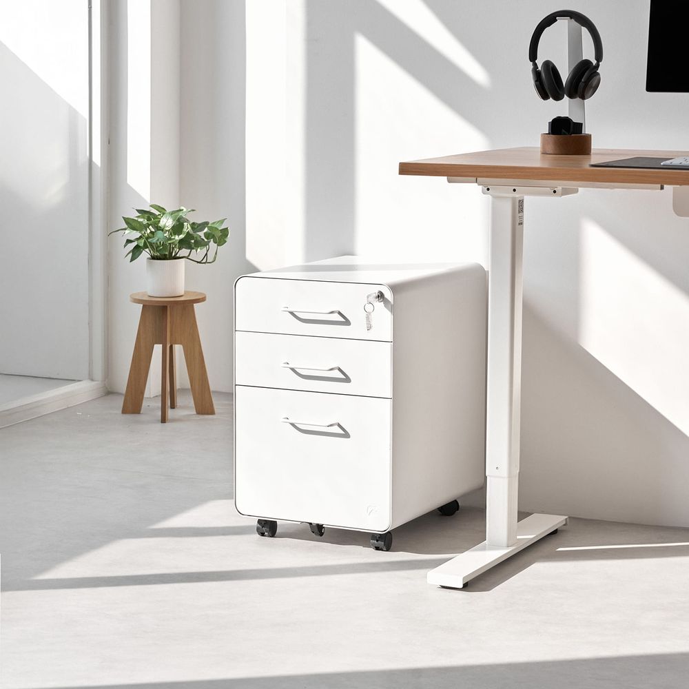 Bàn nâng hạ Fusion Edge - By NiceDesign (140x70cm - Khung đen - Mới, Full box, Chính hãng)